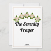 ザセレニティ祈りの言葉カード シーズンカード (裏面)