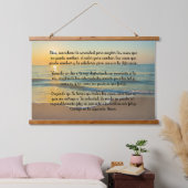 ザセレニティ祈りの言葉スペインのイン 吊り下げ型タペストリー (寝室)