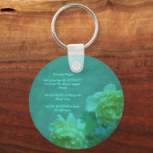 ザセレニティ祈りの言葉バラ 感動的 キーホルダー (正面)