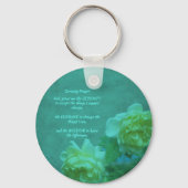 ザセレニティ祈りの言葉バラ 感動的 キーホルダー (裏面)