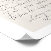 ザセレニティ祈りの言葉ボホミニマルベージュアーチスクリプト ポスター (角)