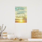 ザセレニティ祈りの言葉ポスター ポスター (キッチン)