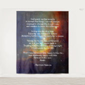 ザセレニティ祈りの言葉リナーホールドニエブール タペストリー (正面)