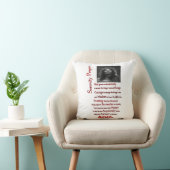 ザセレニティ祈りの言葉レッド クッション (椅子)