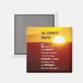 ザセレニティ祈りの言葉1 マグネット (正面/裏面)