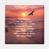 ザセレニティ祈りの言葉3 マグネット (正面)