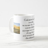 ザセレニティ祈りの言葉 コーヒーマグカップ (正面左)