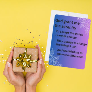 ザセレニティ祈りの言葉 シーズンカード