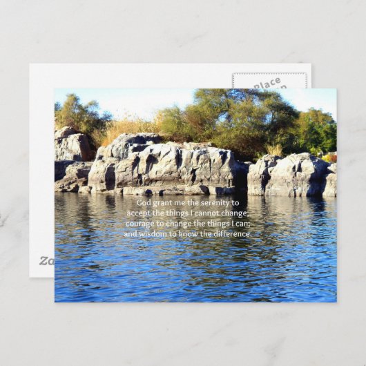 ザセレニティ祈りの言葉 ポストカード (正面/裏面)