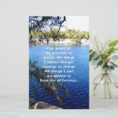 ザセレニティ祈りの言葉 便箋 (スタンド正面)