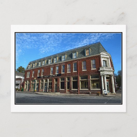 ザセントジョージホテルウェストン，ミズーリ ポストカード (正面)