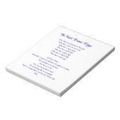 ザセントフランシス祈りの言葉 ノートパッド (回転)