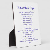 ザセントフランシス祈りの言葉 フォトプラーク (側面)