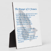 ザセントフランシス祈りの言葉 フォトプラーク (側面)