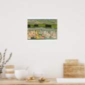 ザセージ宿デバ王パリクッフとAにアドレス ポスター (キッチン)