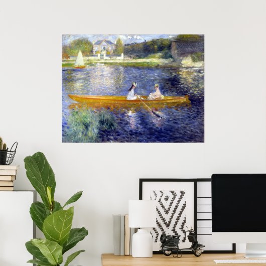 ザセーヌアットアスナイレス（スキフ）ルノアール ポスター (ホームオフィス)