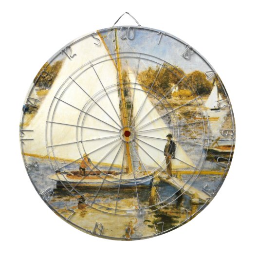 ザセーヌアットアルジェンティーユアウグストルノアール ダーツボード (正面)