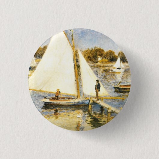 ザセーヌアットアルジェンティーユアウグストルノアール 缶バッジ (正面)