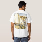 ザセーヌアットアルジェンティーユアウグストルノアール Tシャツ (裏面フル)
