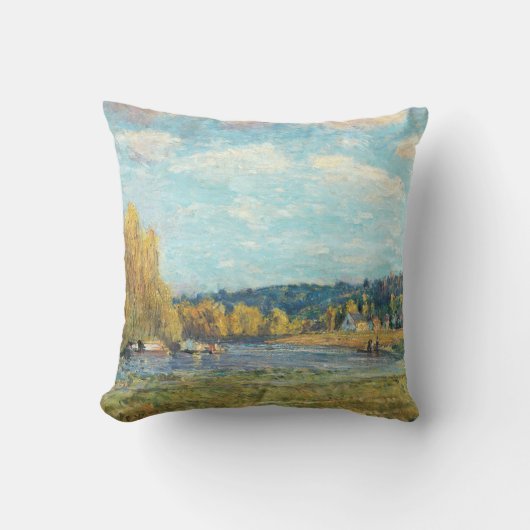 ザセーヌアットサンクラウドアルフレッド・シスリー クッション (正面)