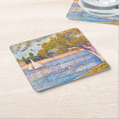 ザセーヌアットラグランデジャット、シーラト スクエアペーパーコースター (アングル)