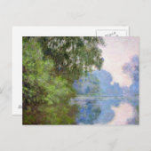 ザセーヌニアジバニークロードモネの朝 ポストカード (正面/裏面)