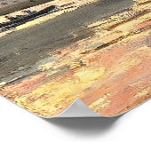 ザセーヌ・アット・ブギバル夕べ（1870年） ポスター (角)