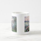 ザセーヌ – フラットコートレトリバー コーヒーマグカップ (中央)