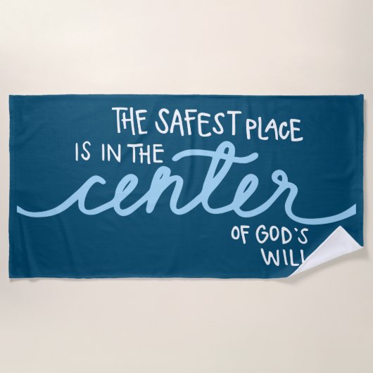 ザセーフプレイス ビーチタオル (正面)