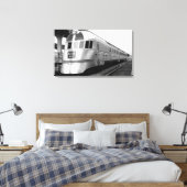 ザゼファステンレス鋼流線列車 キャンバスプリント (インサイチュ (寝室))