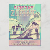 ザゼファーヴィンテージ郷愁に乗る1949 ポストカード (正面)
