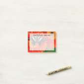 ザゼブラアゲハチョウ蝶 ポストイット (デスク上)