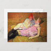 ザソファバイトゥールーズラウトレック ポストカード (正面/裏面)