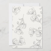 ザソフトシーズンミニマル結婚式招待状 招待状 (裏面)