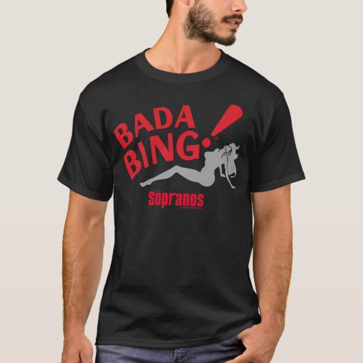 ザソプラノスバダBing大人 Tシャツ (正面)