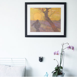 ザソワーバイビンセント・ヴァン・ゴッホヴィンテージファインアート ポスター