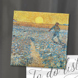 ザソワー | Vincent Vanゴッホはがきマグネット マグネット<br><div class="desc">The Sower (1888)オランダ後印象派アーティストのヴィンセント・ヴァン・ゴッホによる。オリジナルのアートワークはキャンバス上の油。風景シーンは、抽象芸術フィールドの農家を示し、背景には明るい黄色の太陽が表示される。デザインツールを使用してイメージのカスタム文字を追加したり、イメージをカスタマイズする。</div>
