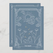 ザソン | タロットベビーシャワー招待状 招待状 (正面/裏面)