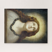 ザソ賛美ル（天使のような若い宗教的女性） ジグソーパズル (横)