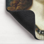 ザソ賛美ル（天使のような若い宗教的女性） マウスパッド (コーナー)