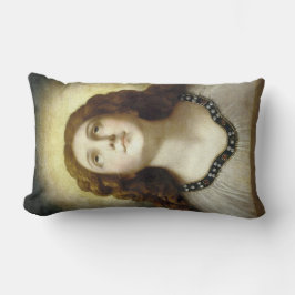 ザソ賛美ル（天使のような若い宗教的女性） ランバークッション