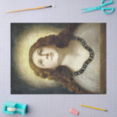 ザソ賛美ル(天使のような若い宗教的女性) 薄葉紙 (クラフト)