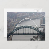 ザタイネブリッジとミレニアムブリッジ ポストカード (正面/裏面)