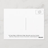 ザタイネブリッジとミレニアムブリッジ ポストカード (裏面)