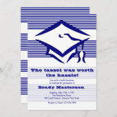 ザタッセル卒業招待状 招待状 (正面/裏面)