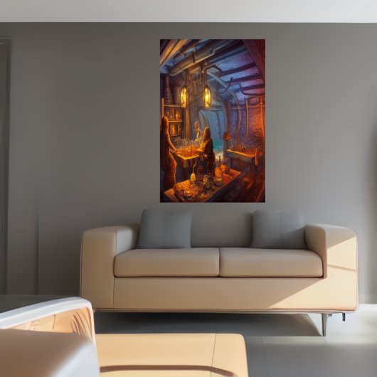 ザタバーンダウンタウン | AIアートポスター ポスター