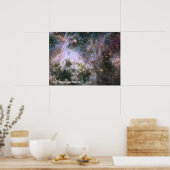 ザタランチュラ星雲 – タイトル付きフレーム4 ポスター (キッチン)