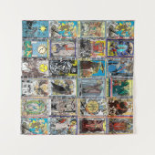 ザタロットカードア専攻のルカナコンボタペストリー タペストリー (正面(横))