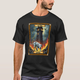 ザタワーダルメーションハロウィーンタロットカード Tシャツ