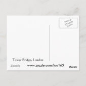 ザタワーブリッジ（ロンドン） ポストカード (裏面)